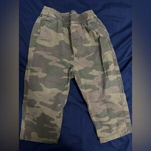 GAP Kids Camouflage Joggers - Olive and Beige